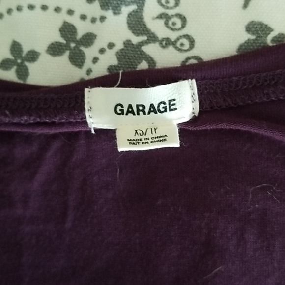 Oversized Flowy Purple Long Sleeve T-shirt - Picture 4 of 4